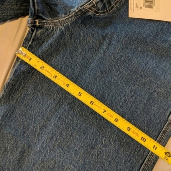 Levi's Ribcage Ankle Utility Straight Leg Jean Nine to Five Carpenter Pants - Picture 12 of 13